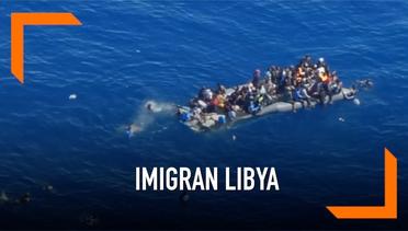  Imigran Libya Nyaris Tenggelam di Tengah Laut