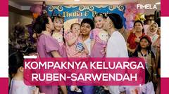 OOTD Gemas Keluarga Ruben Onsu-Sarwendah Kompak Pakai Baju Bertema Princess