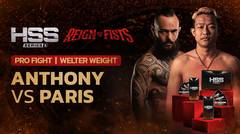 Full Match-Anthony vs Paris | Pro Fight - Welter Weight | HSS Series 5