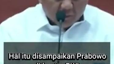 Prabowo: Banyak yang Tuduh Saya Kudeta, Mungkin Muka Saya Muka Kudeta
