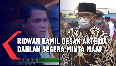 Ridwan Kamil Tunggu Permintaan Maaf Arteria Dahlan Terkait Bahasa Sunda
