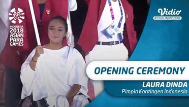 Atlet Para Renang Cantik Pimpin Kontingen Indonesia di Pembukaan Asian Games 2018