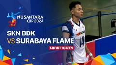 Perebutan Tempat Ketiga Putra: SKN BDK Volleyball Club (Kab.Kudus) vs Surabaya Flame (Surabaya) - Highlights | Nusantara Cup 2024