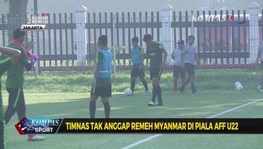 Timnas Tak Anggap Remeh Myanmar di Piala AFF U-22