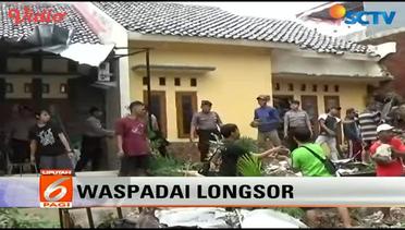 Tebing Runtuh, Timpa Tiga Rumah di Purwakarta, Jawa Barat - Liputan 6 Pagi