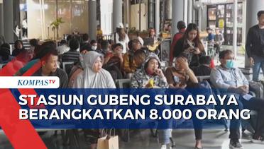 Mayoritas Penumpang di Stasiun Gubeng Lakukan Perjalanan ke Jakarta, Bandung dan Banyuwangi