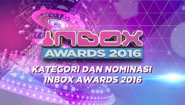 Nominasi Kategori Penyanyi Paling Inbox - Inbox Awards 2016