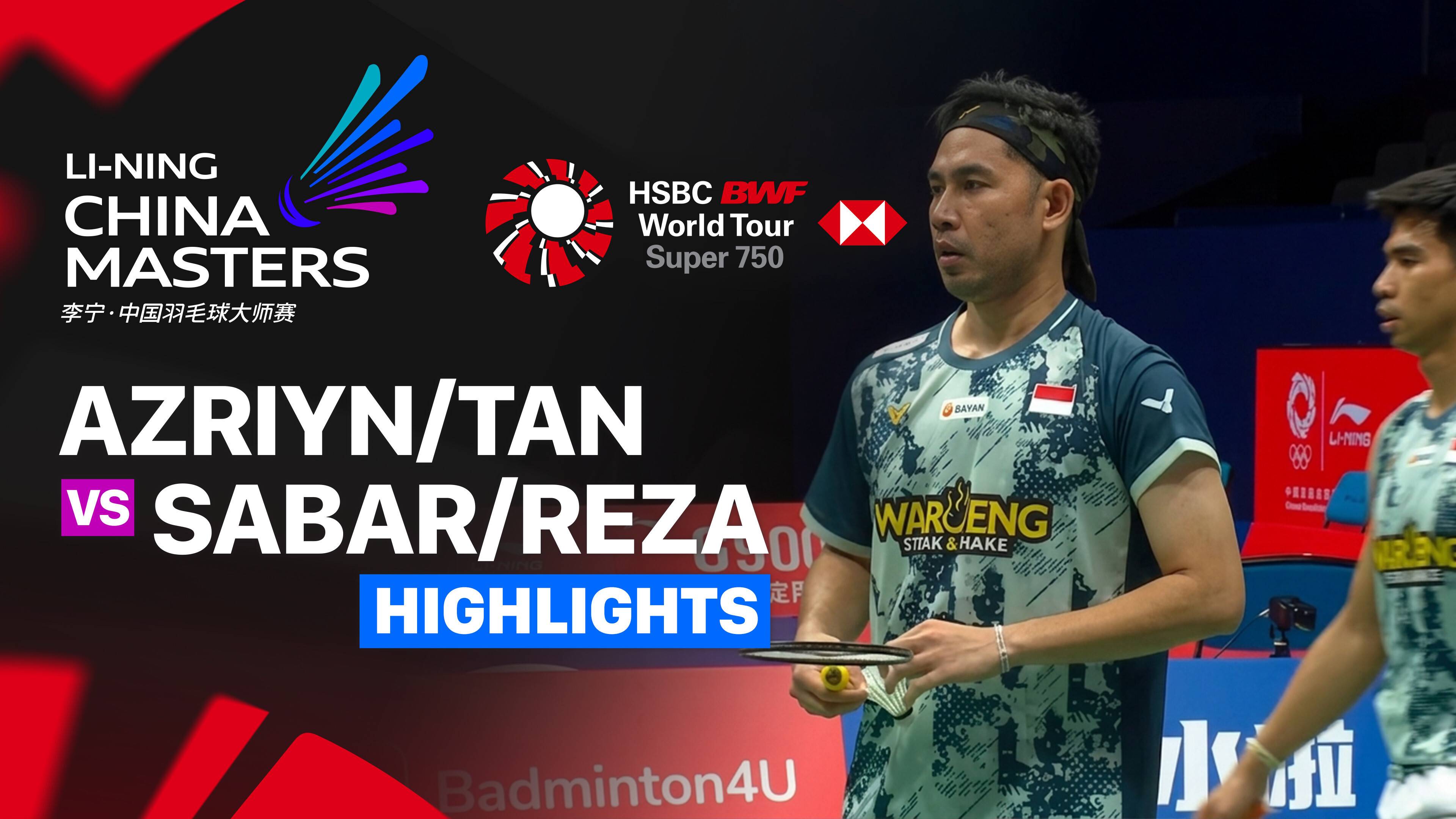 Nur Mohd Azriyn Ayub Azriyn/Tan Wee Kiong (MAS) vs Sabar Karyaman Gutama/Moh Reza Pahlevi Isfahani (INA) - Men's Doubles Quarterfinals | LI-NING China Masters 2026