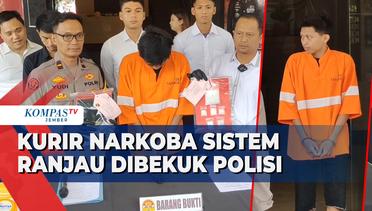 Kurir Narkoba Sistem Ranjau di Kota Malang Dibekuk Polisi