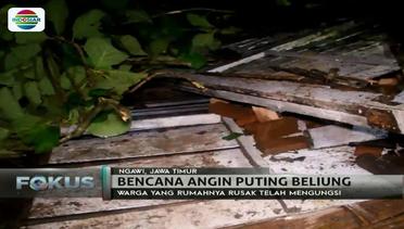 Hujan Deras dan Angin Kencang, Belasan Rumah di Ngawi Rusak Parah - Fokus Pagi