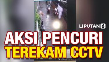 Aksi Pencuri Terekam CCTV, Motor Scoopy Milik Warga Johar Baru Hilang