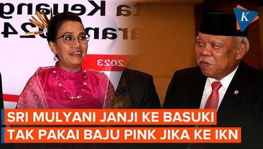 Saat Menteri Basuki Enggan Ajak Sri Mulyani Tengok IKN jika Berbaju Pink