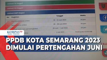 PPDB Kota Semarang 2023 Dimulai Pertengahan Juni