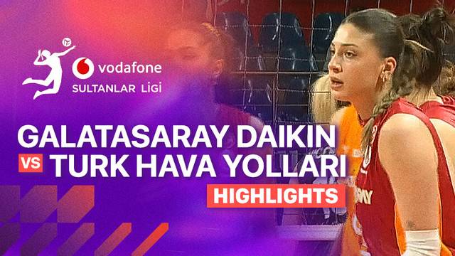 Galatasaray Daikin vs Turk Hava Yollari - Highlight | Turkish Women's Volleyball League 2025/26