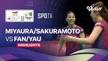 Rena Miyaura/Ayako Sakuramoto (JPN) vs Fan Ka Yan/Yau Mau Ying (HKG) - Highlights | Uber Cup Chengdu 2024 - Women's Doubles