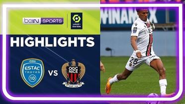 Match Highlights | Troyes vs Nice | Ligue 1 2022/2023