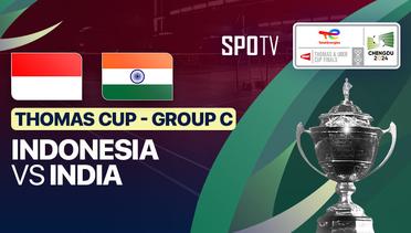Indonesia vs India - Thomas Cup Group C - TotalEnergies BWF Thomas & Uber Cup