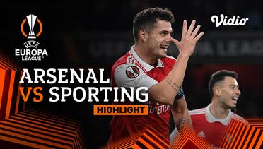 Highlights - Arsenal vs Sporting | UEFA Europa League 2022/23