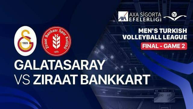 Final - Game 2: Galatasaray Daikin vs Ziraat Bankkart - Full Match | Men's Turkish Volleyball League