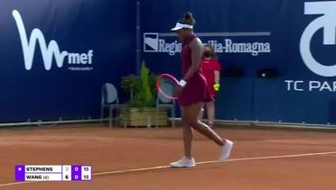 Match Highlights | Qiang Wang 2 vs 0 Sloane Stephens | WTA Emilia-Romagna Open 2021