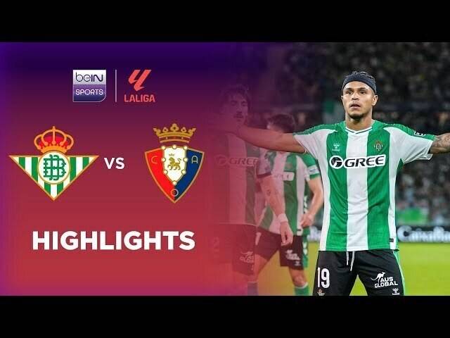 Real Betis vs Osasuna