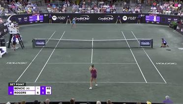 Belinda Bencic vs Shelby Rogers - Highlights | WTA Credit One Charleston Open 2023