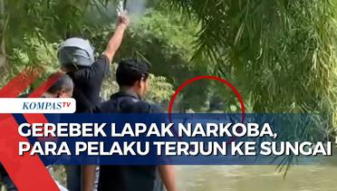 Lapak Narkoba di Medan Sunggal Digerebek, Para Pelaku Nekat Terjun ke Sungai demi Hindari Polisi