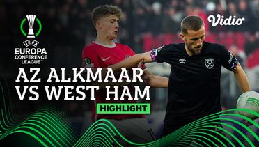 Highlights - Az Alkmaar vs West Ham | UEFA Europa Conference League 2022/23