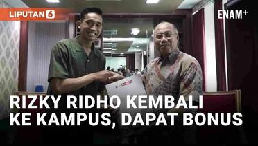 Momen Rizky Ridho Kembali ke Kampus Usai Bela Timnas Indonesia, Dapat Bonus