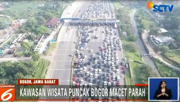 Pintul Tol Ciawi Jadi Pusat Kemacetan Wisata Puncak Bogor – Liputan6 Siang  