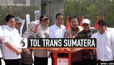 Jokowi Resmikan Ruas Tol Trans Sumatera di Lampung