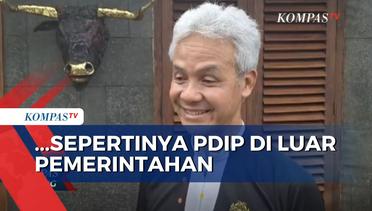 Ganjar Sebut Sinyal Megawati PDIP di Luar Pemerintahan
