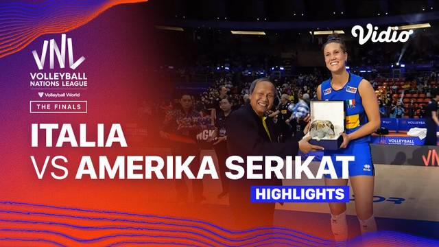 Quarterfinal: Italia vs Amerika Serikat - Highlights | Women's Volleyball Nations League 2024