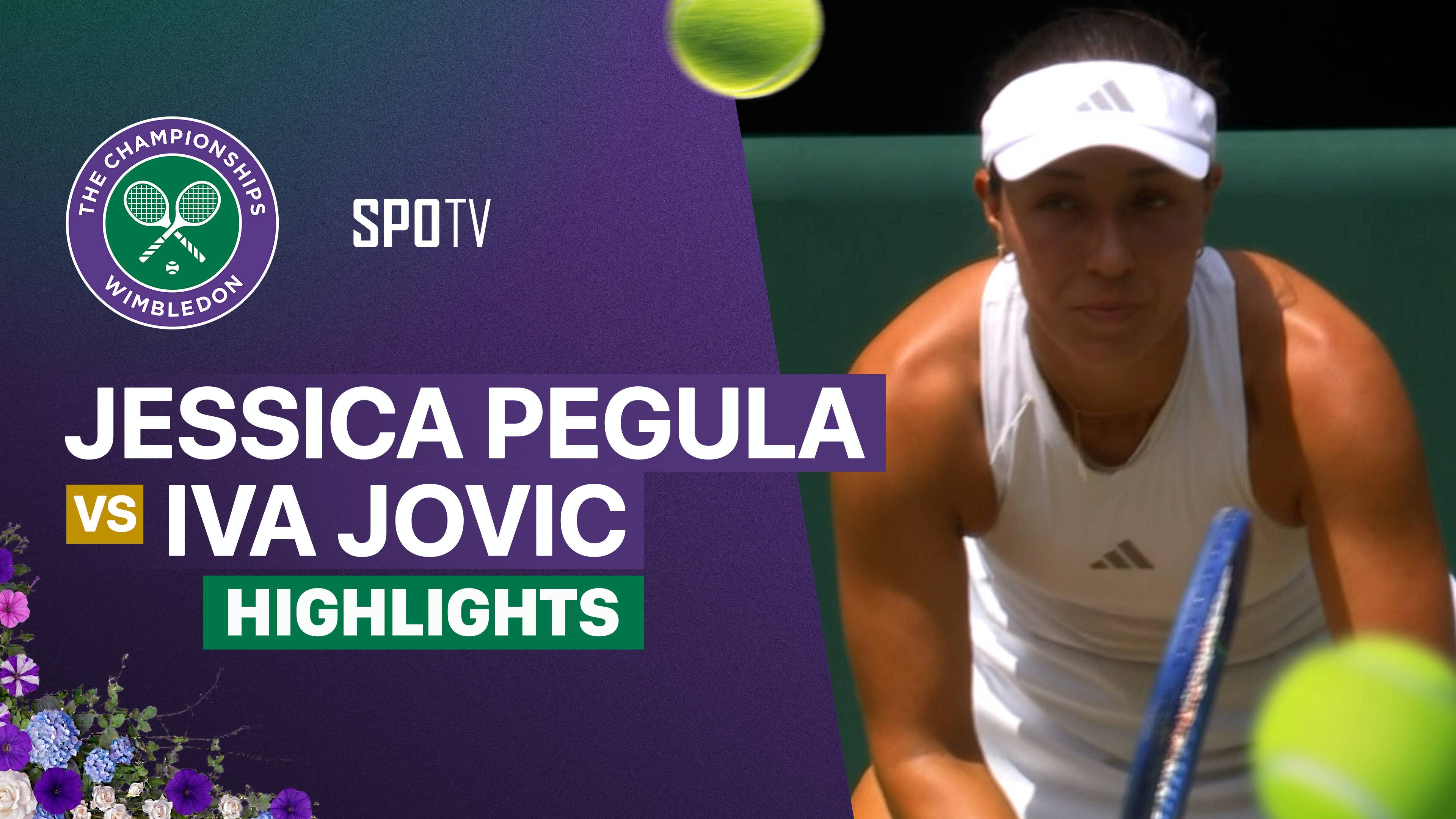 Jessica Pegula vs Iva Jovic - Ladies' Singles Fourth Round | Wimbledon 2026