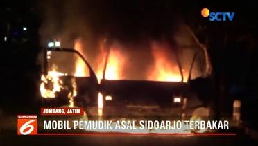 Mobil Pemudik Terbakar di Jombang, Sang Anak Nyaris Terjebak Api - Liputan6 Pagi