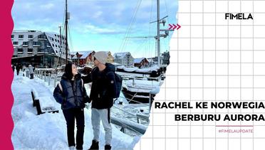 Potret Rachel Vennya Liburan ke Norwegia Berburu Aurora