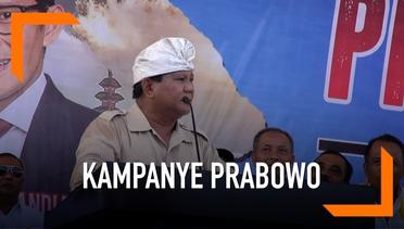 Di Bali, Prabowo Janji Turunkan Harga Sembako