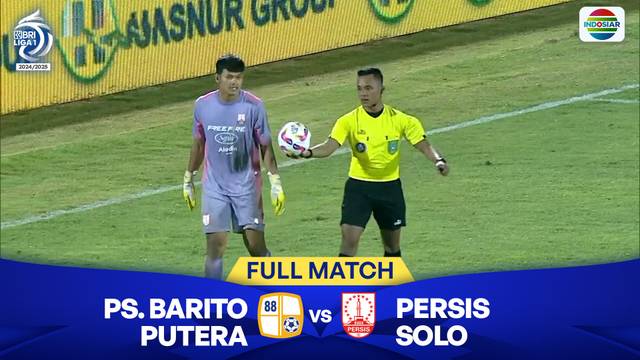 P.S Barito Putera Vs Persis Solo - Full Match | BRI Liga 1 2024/25