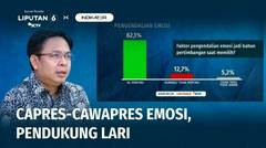 Survei: Emosional Saat Debat Capres Cawapres Pengaruhi Pendukung | Liputan 6