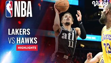 LA Lakers vs Atlanta Hawks - Highlights | NBA Regular Season 2023/24