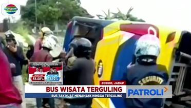 Rem Blong, Bus Wisata Pengangkut Anak Sekolah dari Banten Terguling - Patroli
