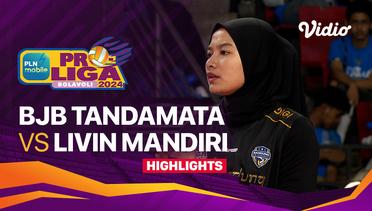 Putri: Bandung BJB Tandamata vs Jakarta Livin Mandiri  - Highlights | PLN Mobile Proliga 2024