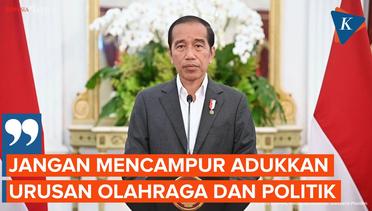 Pernyataan Presiden Joko Widodo Terkait Piala Dunia U-20, Istana Merdeka (28/3/2023)