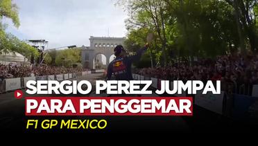 Sergio Perez Jumpai Para Fans Jelang Formula 1 yang  Berlangsung di Meksiko
