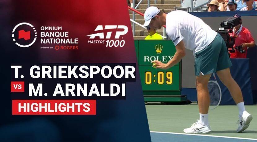 Tallon Griekspoor vs Matteo Arnaldi - Round 3 (Center Court) | ATP 1000: National Bank Open presented by Rogers 2026