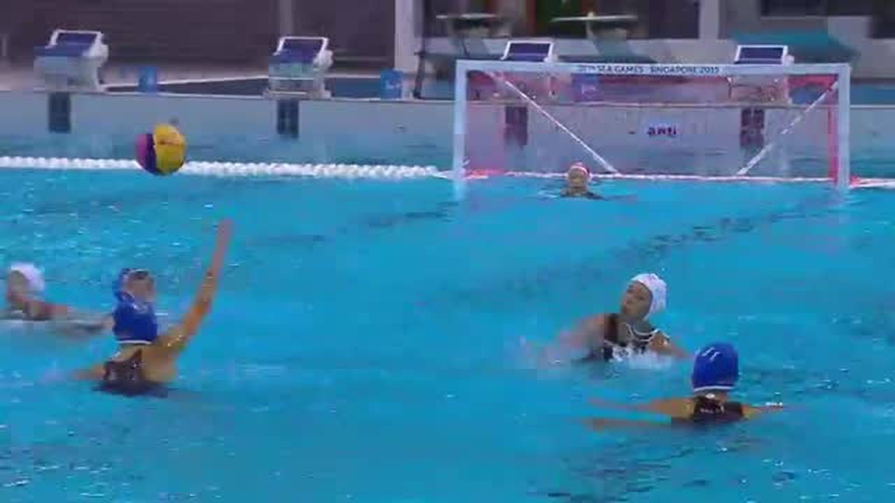 Water Polo Women Singapore vs Malaysia | Full Match Highlights | 28th SEA Games Singapore 2015