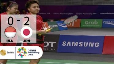 INA v JPN - Badminton Ganda Putri: Greysia/Apriyani v Misaki/Ayaka | Asian Games 2018