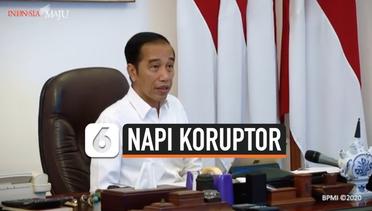 Jokowi Tegaskan Tak Akan Bebaskan Napi Koruptor