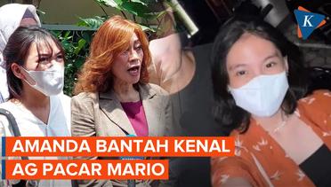 Amanda Mantan Pacar Mario Bantah Provokasi untuk Aniaya David