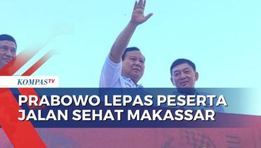 Usai Lepas Peserta Jalan Sehat di Makassar, Prabowo Mengaku Banyak Belajar dari Gubernur Sulsel!